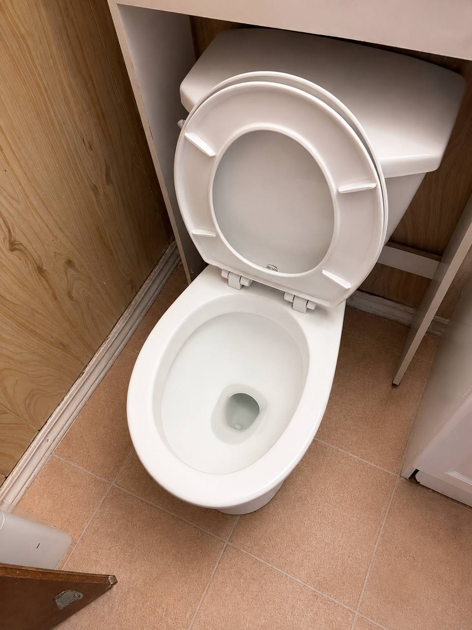 After — Toilet, Prairie Spotless clean